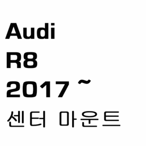 브로딧 Audi R8 2017~  Center Mount